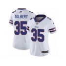 Women's Nike Buffalo Bills #35 Mike Tolbert Vapor Untouchable Limited White NFL Jersey