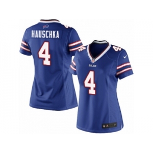 Women's Nike Buffalo Bills #4 Stephen Hauschka Limited Royal Blue Team Color NFL Jersey