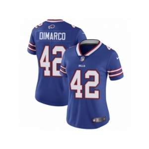 Women's Nike Buffalo Bills #42 Patrick DiMarco Vapor Untouchable Limited Royal Blue Team Color NFL Jersey