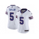 Women's Nike Buffalo Bills #5 Tyrod Taylor Vapor Untouchable Limited White NFL Jersey