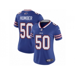 Women's Nike Buffalo Bills #50 Ramon Humber Vapor Untouchable Limited Royal Blue Team Color NFL Jersey