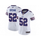 Women's Nike Buffalo Bills #52 Preston Brown Vapor Untouchable Limited White NFL Jersey