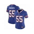 Women's Nike Buffalo Bills #55 Jerry Hughes Vapor Untouchable Limited Royal Blue Team Color NFL Jersey