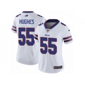 Women's Nike Buffalo Bills #55 Jerry Hughes Vapor Untouchable Limited White NFL Jersey