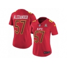 Women's Nike Buffalo Bills #57 Lorenzo Alexander Limited Red 2017 Pro Bowl NFL Jersey