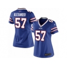 Women's Nike Buffalo Bills #57 Lorenzo Alexander Limited Royal Blue Team Color NFL Jersey