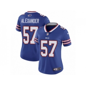 Women's Nike Buffalo Bills #57 Lorenzo Alexander Vapor Untouchable Limited Royal Blue Team Color NFL Jersey