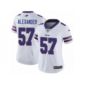 Women's Nike Buffalo Bills #57 Lorenzo Alexander Vapor Untouchable Limited White NFL Jersey