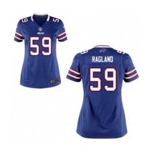 Women's Nike Buffalo Bills #59 Reggie Ragland Royal Blue Team Color NFL Jersey
