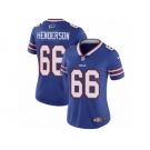 Women's Nike Buffalo Bills #66 Seantrel Henderson Vapor Untouchable Limited Royal Blue Team Color NFL Jersey