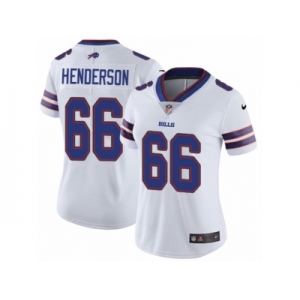 Women's Nike Buffalo Bills #66 Seantrel Henderson Vapor Untouchable Limited White NFL Jersey