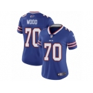 Women's Nike Buffalo Bills #70 Eric Wood Vapor Untouchable Limited Royal Blue Team Color NFL Jersey