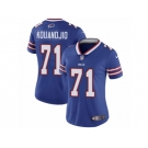 Women's Nike Buffalo Bills #71 Cyrus Kouandjio Vapor Untouchable Limited Royal Blue Team Color NFL Jersey