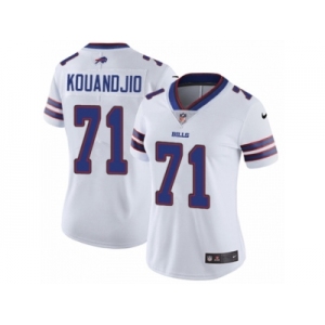 Women's Nike Buffalo Bills #71 Cyrus Kouandjio Vapor Untouchable Limited White NFL Jersey