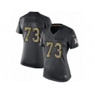 Women's Nike Buffalo Bills #73 Dion Dawkins Limited Black 2016 Salute to Service NFL Jersey