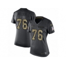 Women's Nike Buffalo Bills #76 John Miller Limited Black 2016 Salute to Service NFL Jersey