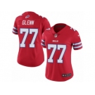 Women's Nike Buffalo Bills #77 Cordy Glenn Limited Red Rush NFL Jersey