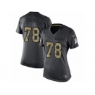 Women's Nike Buffalo Bills #78 Bruce Smith Limited Black 2016 Salute to Service NFL Jersey