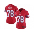 Women's Nike Buffalo Bills #78 Bruce Smith Limited Red Rush NFL Jersey