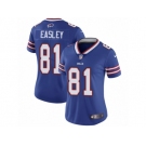 Women's Nike Buffalo Bills #81 Marcus Easley Vapor Untouchable Limited Royal Blue Team Color NFL Jersey