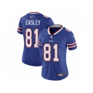 Women's Nike Buffalo Bills #81 Marcus Easley Vapor Untouchable Limited Royal Blue Team Color NFL Jersey