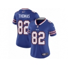 Women's Nike Buffalo Bills #82 Logan Thomas Royal Blue Team Color Vapor Untouchable Limited Player NFL Jersey