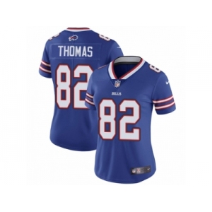Women's Nike Buffalo Bills #82 Logan Thomas Royal Blue Team Color Vapor Untouchable Limited Player NFL Jersey