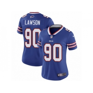 Women's Nike Buffalo Bills #90 Shaq Lawson Vapor Untouchable Limited Royal Blue Team Color NFL Jersey