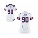 Women's Nike Buffalo Bills #90 Shaq Lawson White NFL Jersey