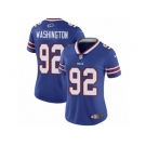 Women's Nike Buffalo Bills #92 Adolphus Washington Vapor Untouchable Limited Royal Blue Team Color NFL Jersey