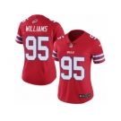 Women's Nike Buffalo Bills #95 Kyle Williams Limited Red Rush NFL Jersey