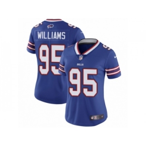 Women's Nike Buffalo Bills #95 Kyle Williams Vapor Untouchable Limited Royal Blue Team Color NFL Jersey