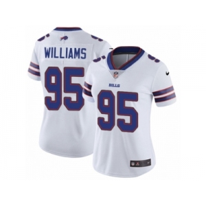 Women's Nike Buffalo Bills #95 Kyle Williams Vapor Untouchable Limited White NFL Jersey