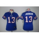 nike women nfl jerseys buffalo bills #13 johnson boue[nike]