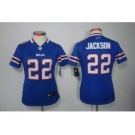 nike women nfl jerseys buffalo bills #22 jackson blue[nike]