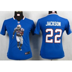 nike women nfl jerseys buffalo bills #22 jackson blue[portrait fashion]