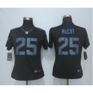 nike women nfl jerseys buffalo bills #25 mccoy black[nike impact limited]