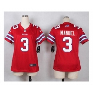 nike women nfl jerseys buffalo bills #3 e. j. manuel red[nike]