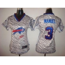 nike women nfl jerseys buffalo bills #3 manuel[fem fan zebra]