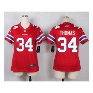 nike women nfl jerseys buffalo bills #34 thurman thomas red[nike]