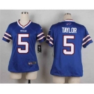 nike women nfl jerseys buffalo bills #5 taylor blue[nike]