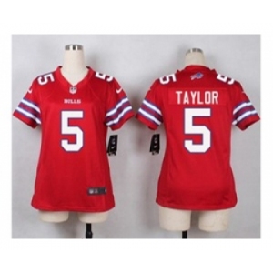 nike women nfl jerseys buffalo bills #5 taylor red[nike]