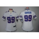 nike women nfl jerseys buffalo bills #99 dareus white[nike limited]