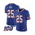 Youth Buffalo Bills #25 LeSean McCoy Royal Blue Team Color Vapor Untouchable Limited Player 100th Season Football Jersey