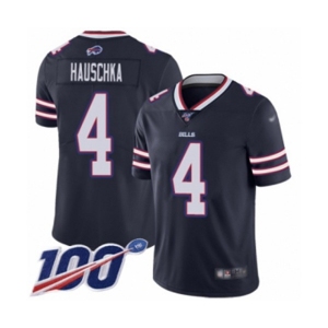 Youth Buffalo Bills #4 Stephen Hauschka Limited Navy Blue Inverted Legend 100th Season Football Jersey