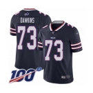 Youth Buffalo Bills #73 Dion Dawkins Limited Navy Blue Inverted Legend 100th Season Football Jersey