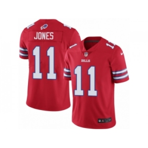 Youth Nike Buffalo Bills #11 Zay Jones Limited Red Rush NFL Jersey