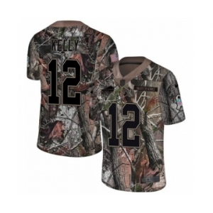 Youth Nike Buffalo Bills #12 Jim Kelly Limited Camo Rush Realtree NFL Jersey