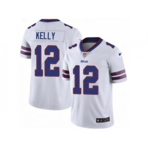 Youth Nike Buffalo Bills #12 Jim Kelly Vapor Untouchable Limited White NFL Jersey