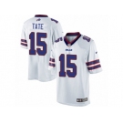 Youth Nike Buffalo Bills #15 Brandon Tate Limited White NFL Jersey